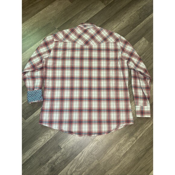 Wrangler 20X Competition Advanced Comfort Pearl Snap Shirt Men’s XL Flip Cuff - Picture 6 of 11